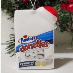 Hostess Donettes Powdered Mini Donuts Christmas Ornament